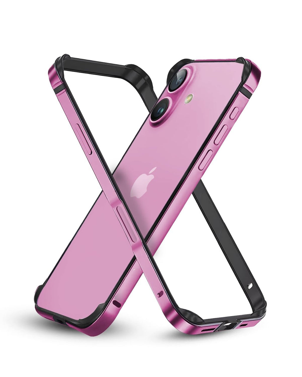 Aluminum Bumper Mag-Safe Wireless Charging Case For iPhone
