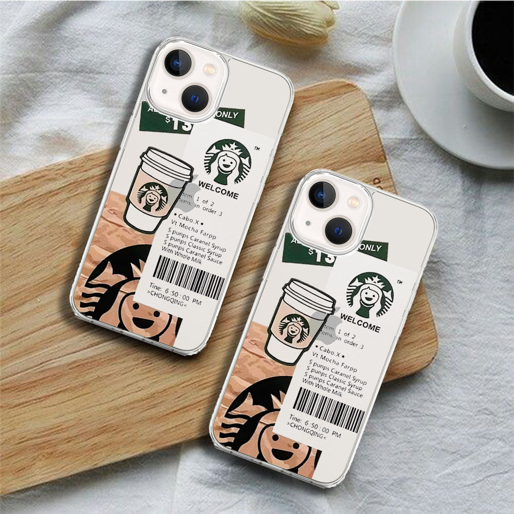Coffee Love Transparent Silicone case